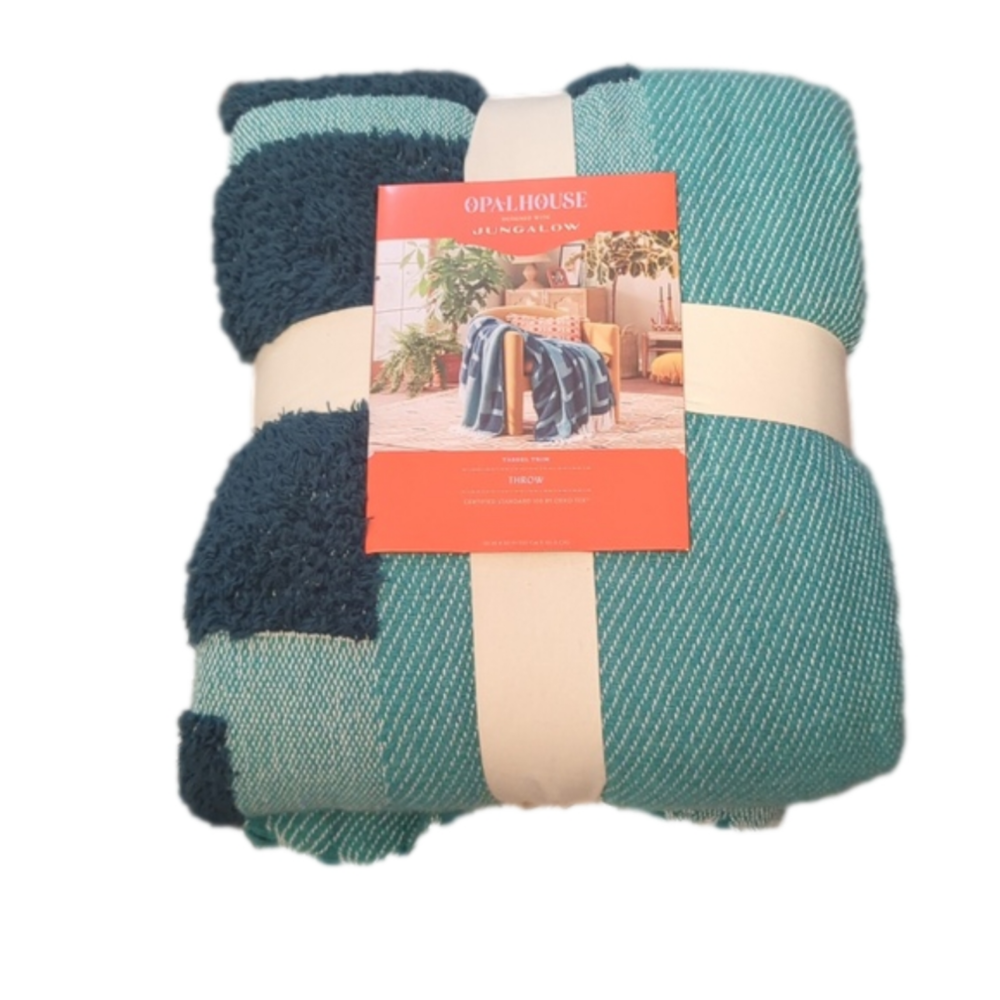 COPY - Opalhouse geometric patterned chunky woven throw blanket